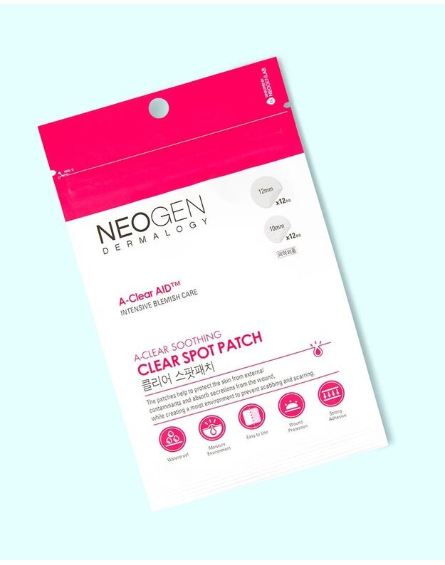 NEOGEN A-Clear Soothing Clear Spot Patch pleistriukai nuo spuogų