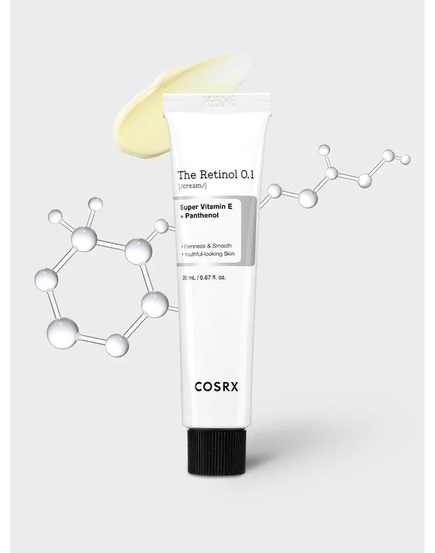 cosrx The Retinol 0.1 Cream veido kremas su retinoliu