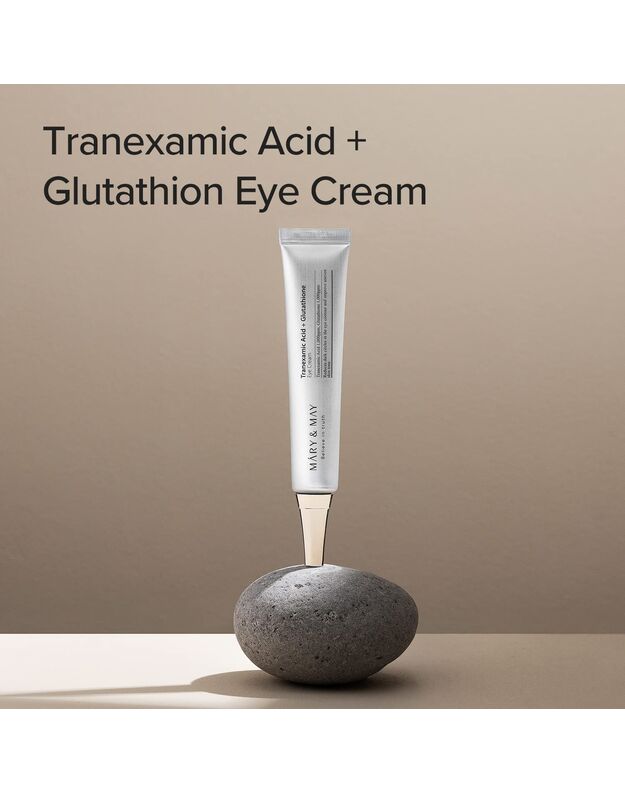 Mary&May Tranexamic Acid + Glutathione Eye Cream skaistinantis paakių kremas
