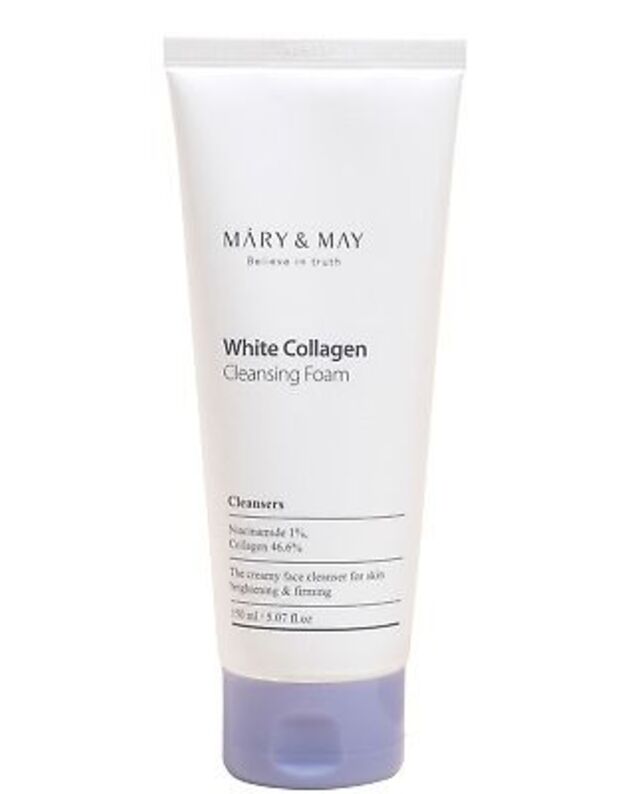 Mary&May White Collagen Cleansing Foam veido prausiklis