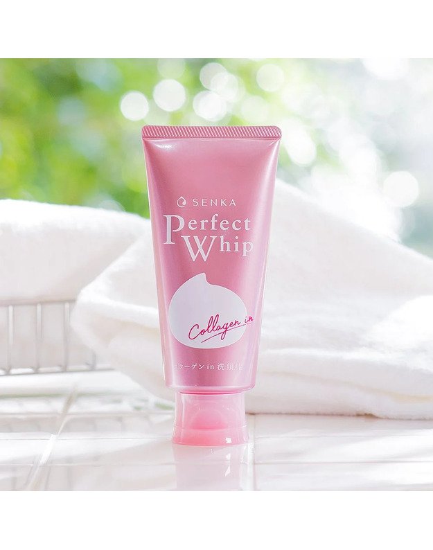SENKA Perfect Whip Collagen Cleansing Foam veido prausiklis su kolagenu